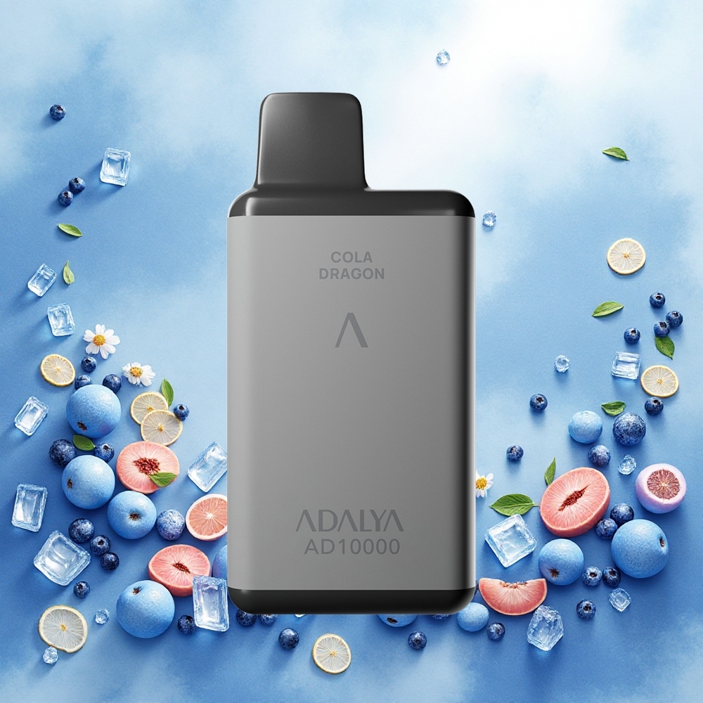 Adalya AD 10000 Puffs Descartável Vape Gelo Azul atacado brasileiro