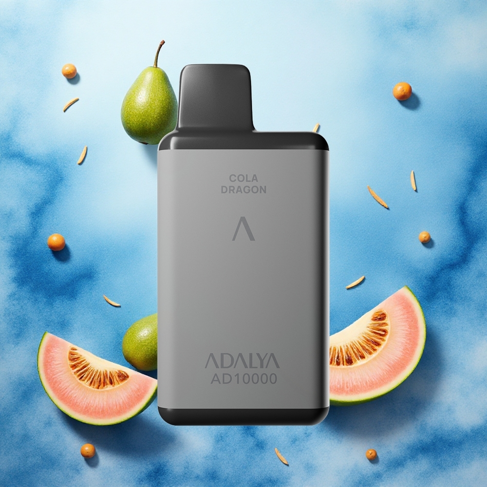 Adalya AD 10000 Puffs Descartável Vape Melão Azul 14 ml e 650 mAh atacado brasileiro