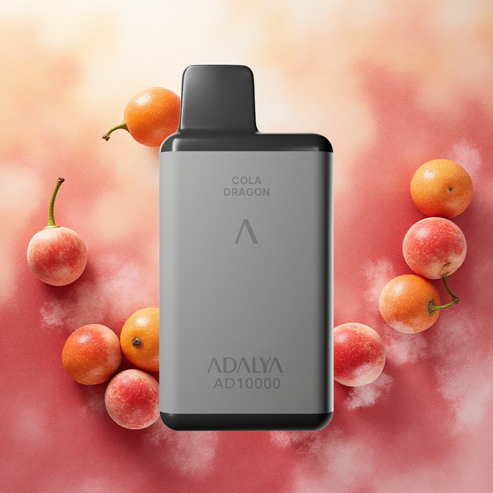 Adalya AD 10000 Puffs Vape Descartável Cola Dragão com 14 ml de e-líquido e USB-C - atacado brasileiro