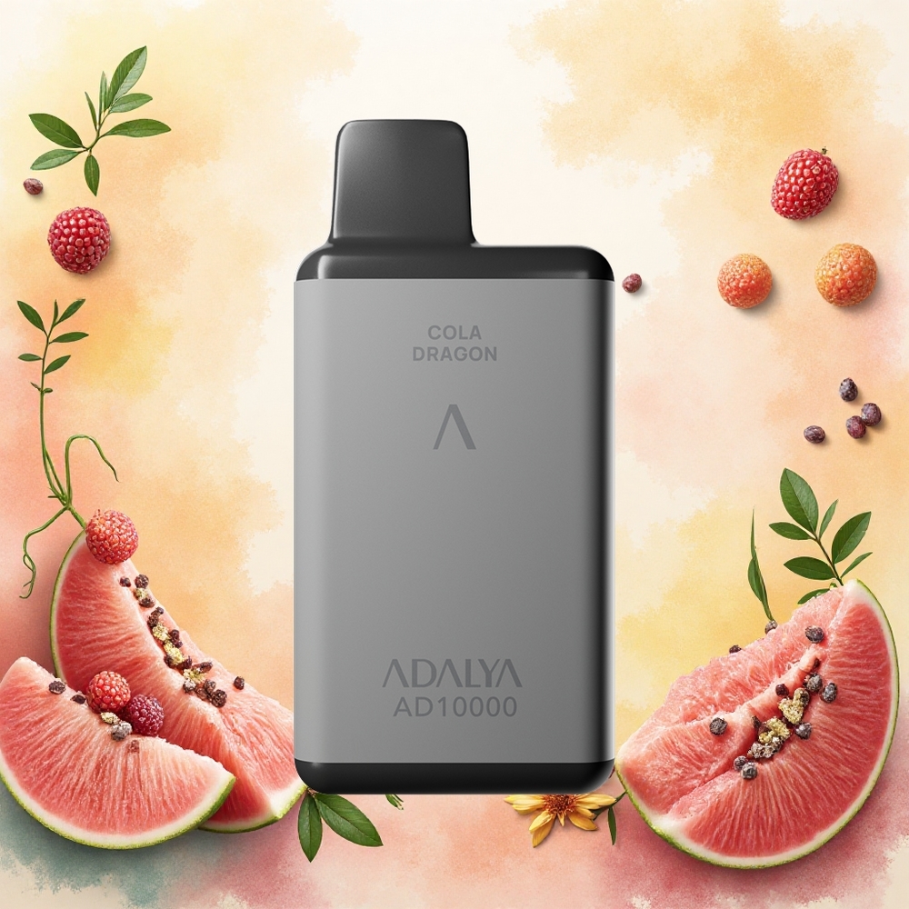 Adalya AD 10000 Puffs Vape Descartável Hawaii – Cinza Espacial 14 ml 2 USB-C atacado brasileiro