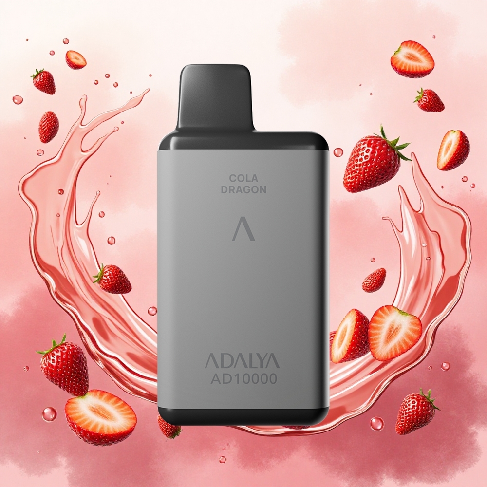 Adalya AD 10000 Puffs Vape Descartável Morango Splash atacado brasileiro