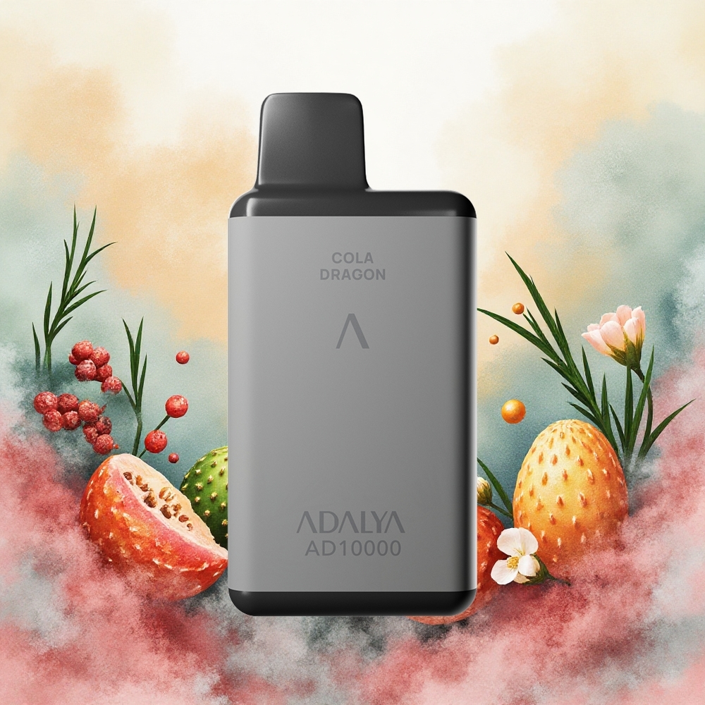 Adalya AD 10000 Puffs Vape Descartável Sabor Cacto com 14 ml de Líquido e Recarga USB-C - Atacado Brasileiro