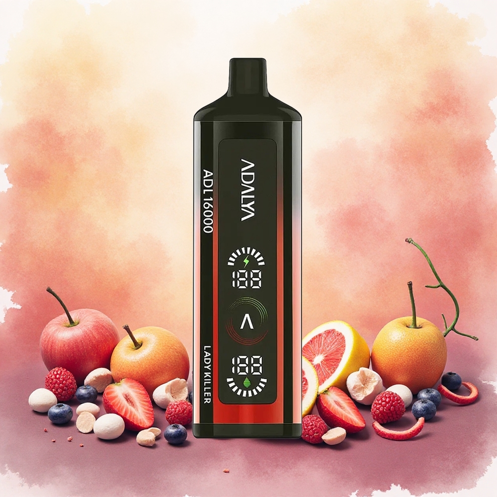 Adalya ADL 16000 PRO Puffs Vape Descansável Lady Killer - Bobina Smart Mesh 2 Nicotina atacado brasileiro
