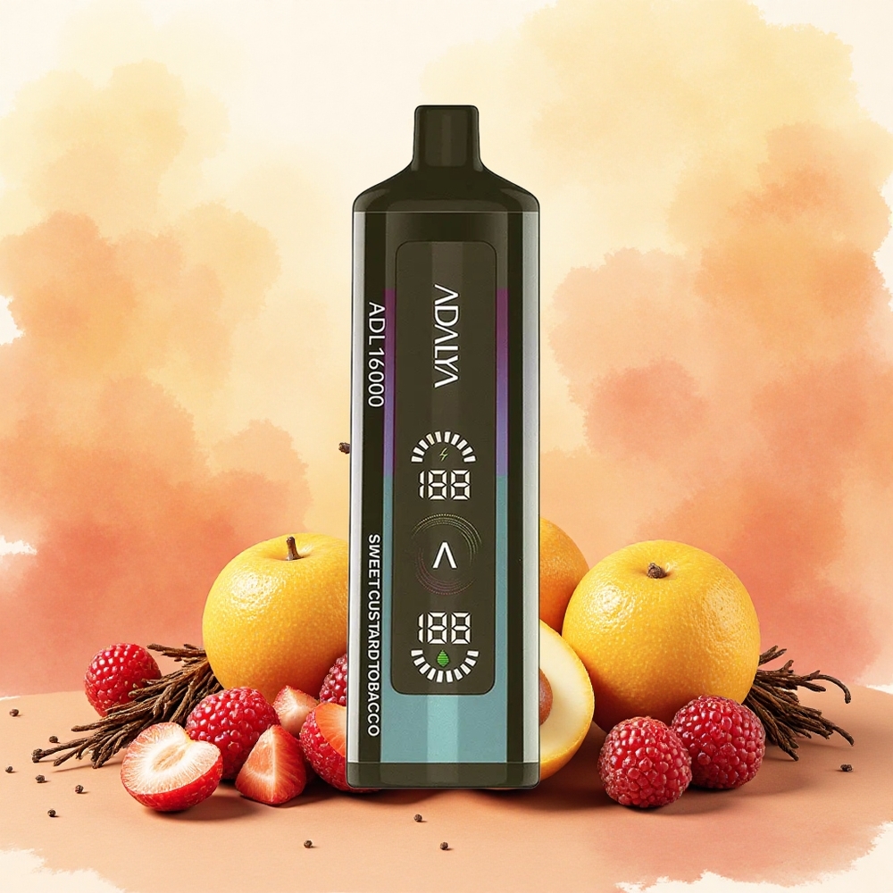 Adalya ADL 16000 PRO Puffs Vape Descarteável Doce Creme de Tabaco atacado brasileiro