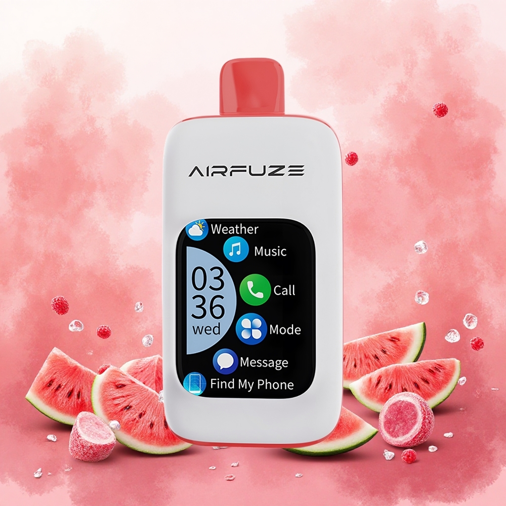 AirFuze Smart 30000 Puffs Disposable Vape Melancia Gelo atacado brasileiro
