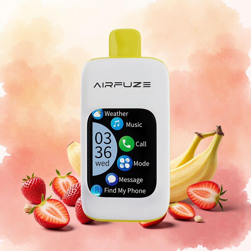 AirFuze Smart 30000 Puffs Disposable Vape Morango Banana atacado brasileiro