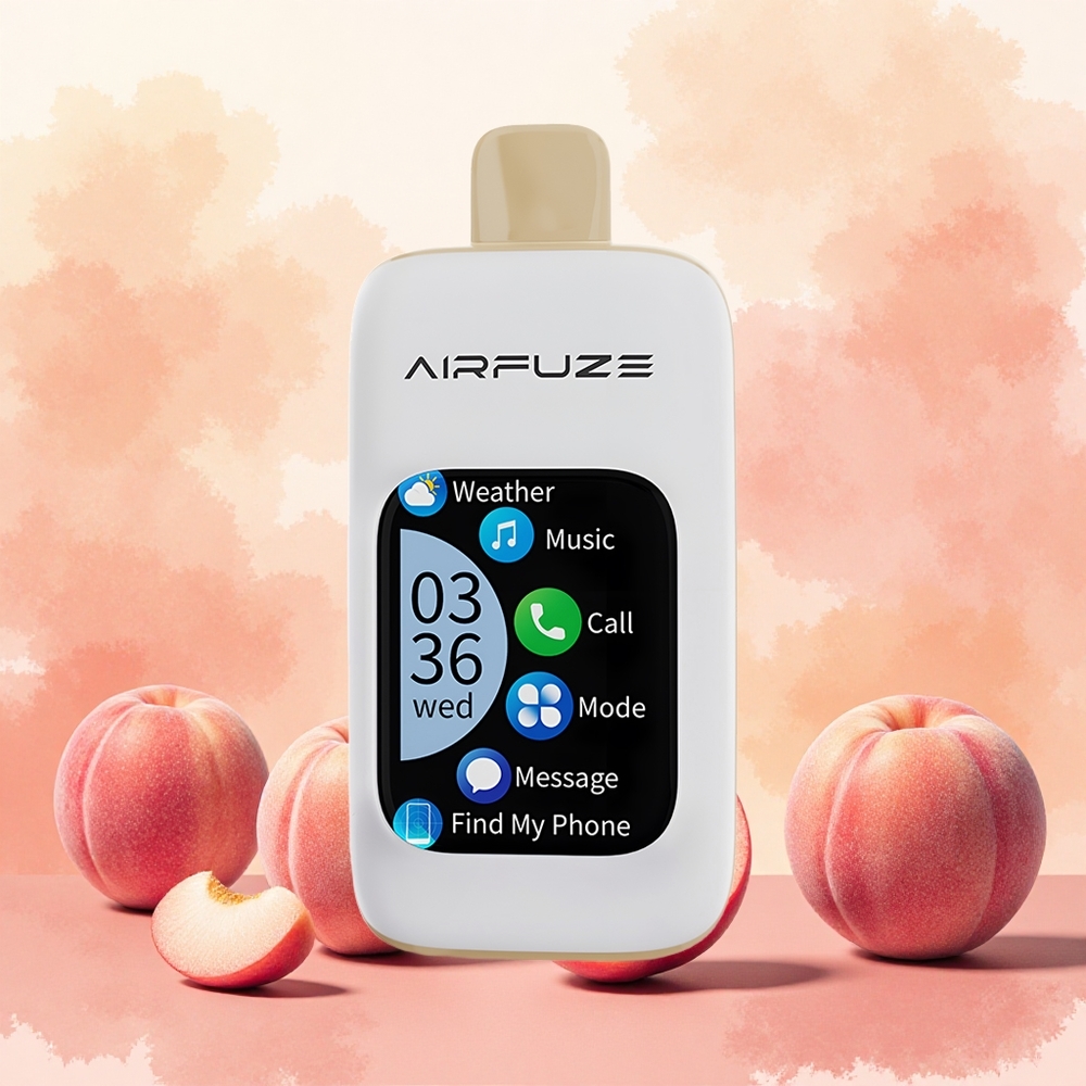 AirFuze Smart 30000 Puffs Disposable Vape Pêssego Suculento atacado brasileiro