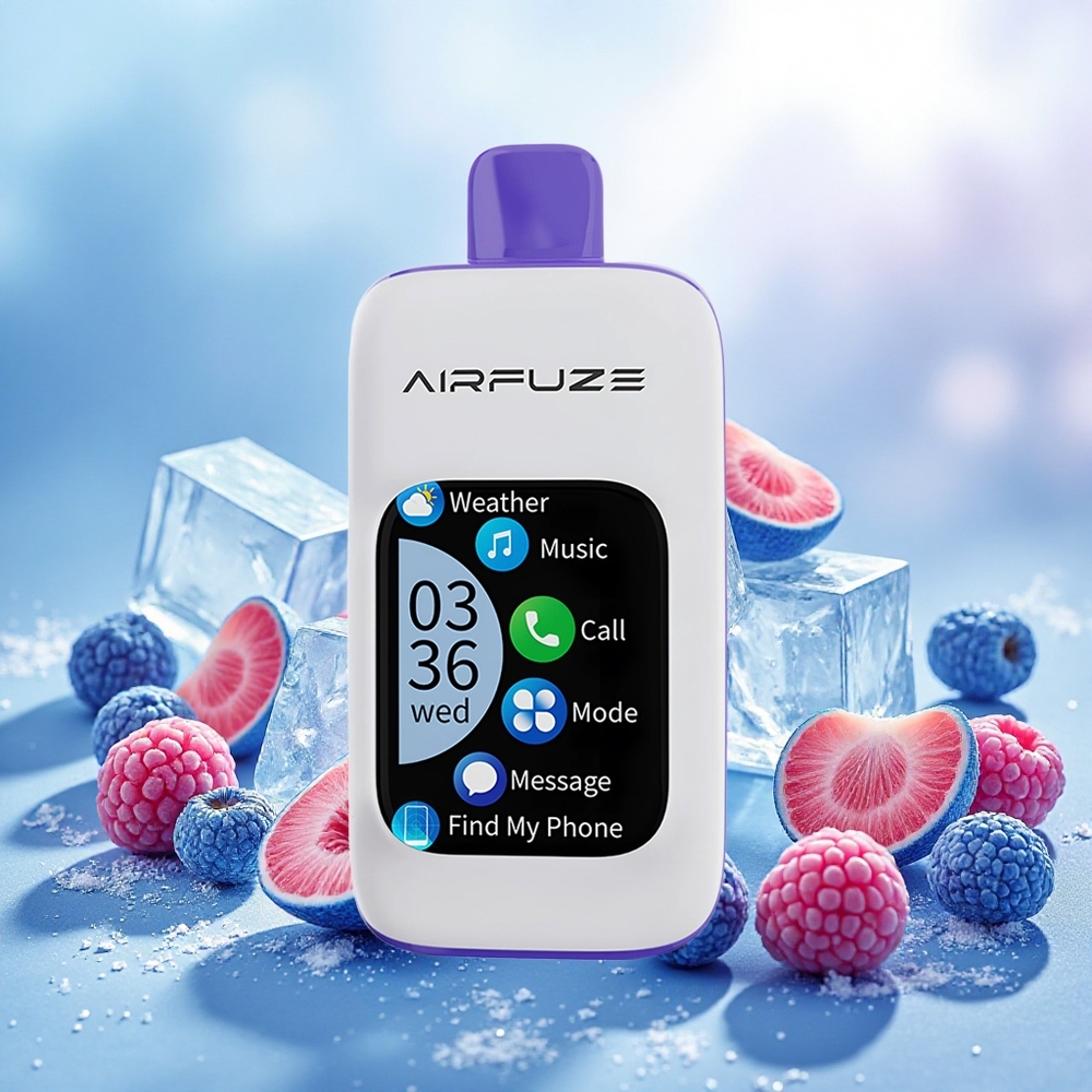 AirFuze Smart Pro 40000 Puffs Vape Descansável Mirtilo Gelado atacado brasileiro