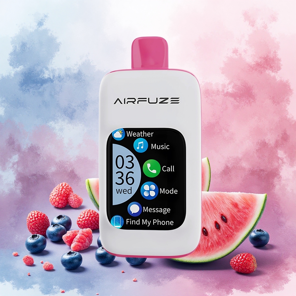 AirFuze Smart Pro 40000 Puffs Vape Descansável Mirtilo Melancia atacado brasileiro