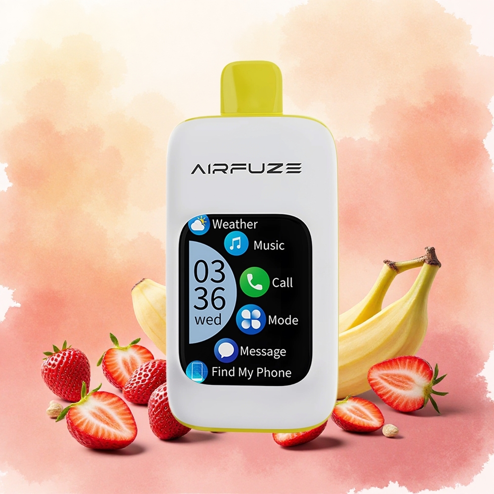 AirFuze Smart Pro 40000 Puffs Vape Descartável Morango Banana atacado brasileiro