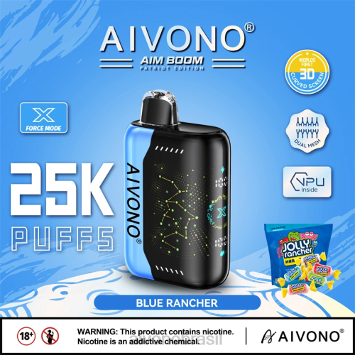 Aivono AIM BOOM 25000 fazendeiro azul 086J344 - Vape Aivono Brasil