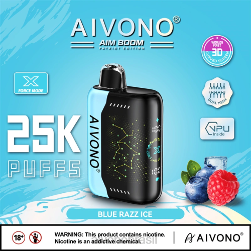 Aivono AIM BOOM 25000 gelo azul 086J345 - Aivono Vape