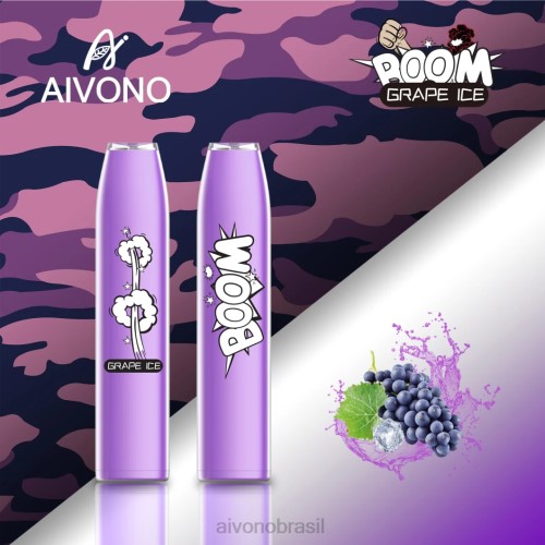 Aivono AIM BOOM 600 gelo de uva 086J359 - Aivono Vape Brasil