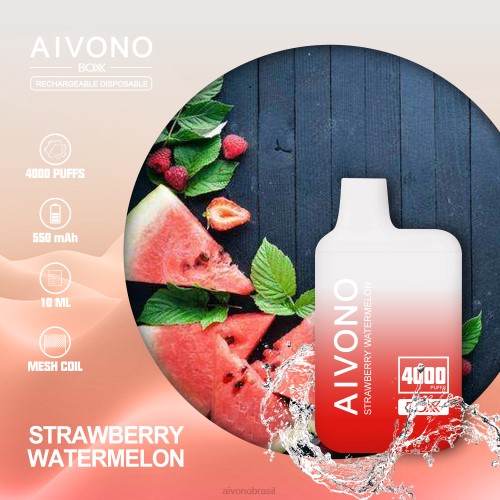 Aivono AIM BOXX 4000 melancia morango 086J214 - Aivono Brasil