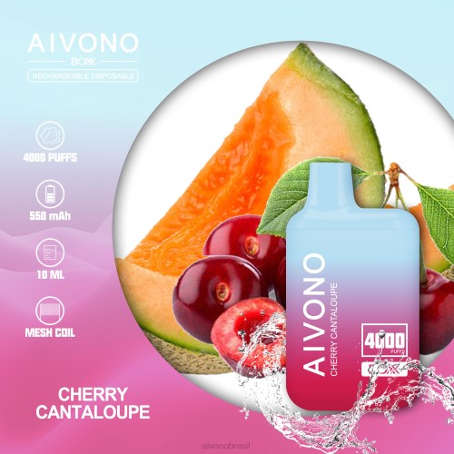 Aivono AIM BOXX 4000 melão cereja 086J223 - Aivono Vape Brasil
