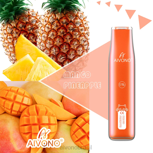 Aivono AIM CAT 400 abacaxi manga 086J340 - Vape Aivono Brasil