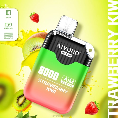 Aivono AIM CLEAR 8000 kiwi morango 086J210 - Aivono Brasil