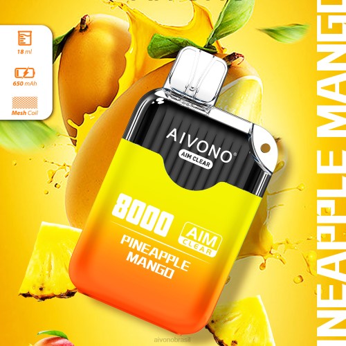 Aivono AIM CLEAR 8000 manga abacaxi 086J209 - Aivono Vape