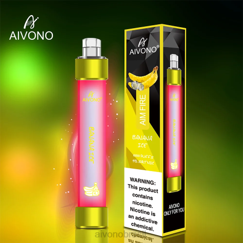 Aivono AIM FIRE 1000 gelo de banana 086J324 - Vape Aivono Brasil