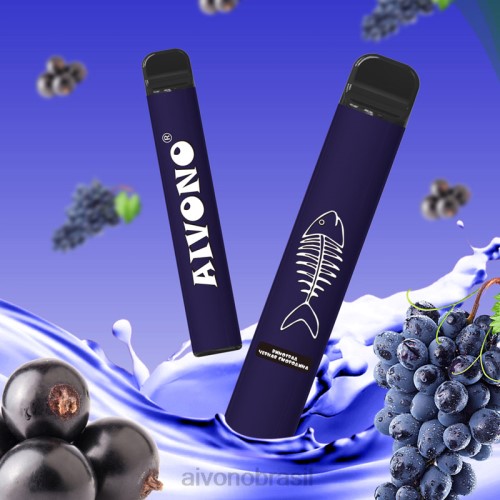 Aivono AIM FISHBONE 600 groselha preta 086J284 - Vape Aivono Brasil