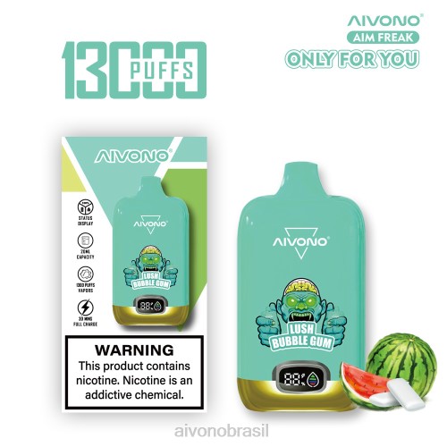 Aivono AIM FREAK 13000 chiclete exuberante 086J247 - Aivono Vape Brasil