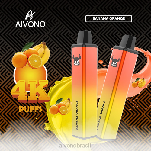 Aivono AIM FREAK 4000 banana laranja 086J258 - Aivono Brasil