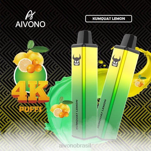 Aivono AIM FREAK 4000 limão kumquat 086J256 - Vape Aivono Brasil