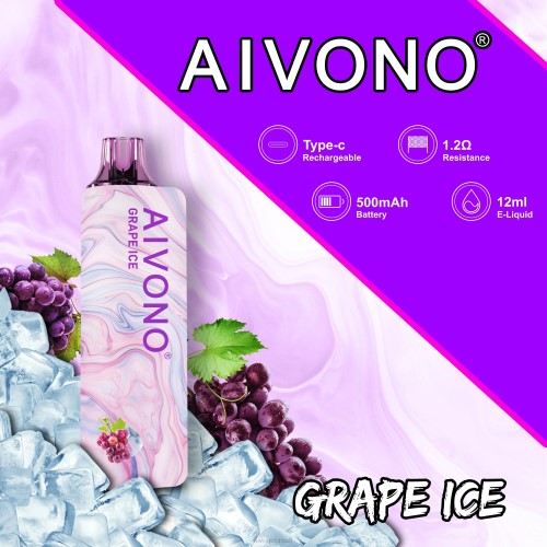 Aivono AIM GUN 7000 gelo de uva 086J102 - Aivono Brasil