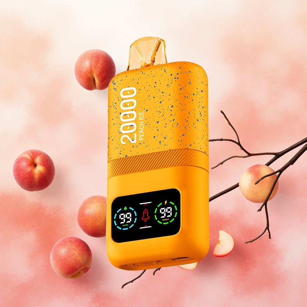 Aivono AIM MAGIC 20000 Puffs Vape Pêssego Gelo 26ml Recarregável Tipo-C atacado brasileiro