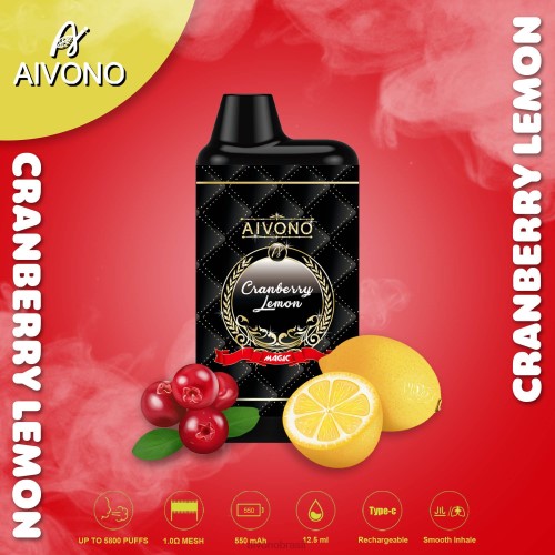 Aivono AIM MAGIC cigarro de caixa de 5800 bocas limão 086J89 - Aivono Vape