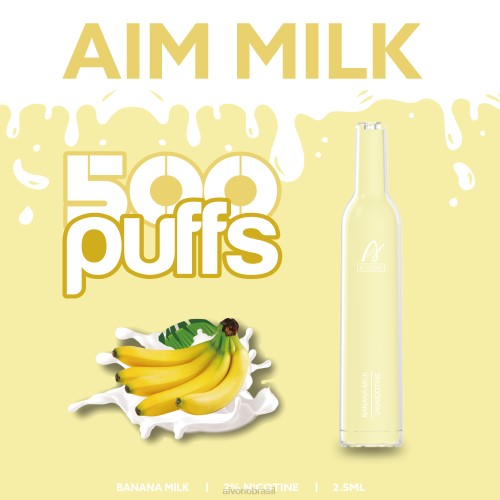 Aivono AIM MILK 500 leite de banana 086J275 - Aivono Vape Brasil