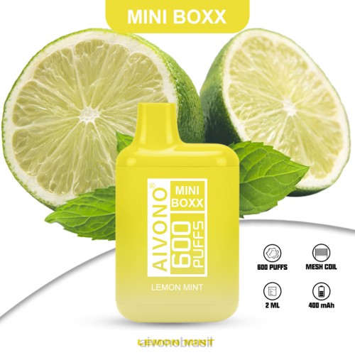 Aivono AIM MINI BOXX 600 hortelã-limão 086J233 - Aivono Vape