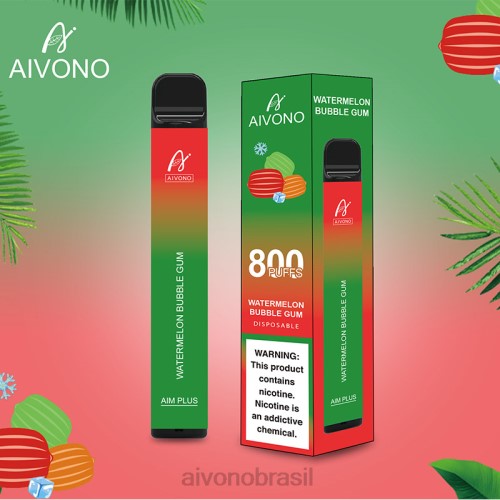 Aivono AIM PLUS 800 chiclete de melancia 086J198 - Aivono Brasil