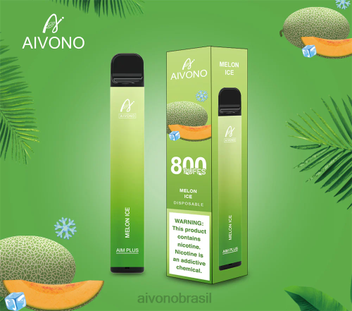 Aivono AIM PLUS 800 gelo de melão 086J187 - Aivono Vape Brasil
