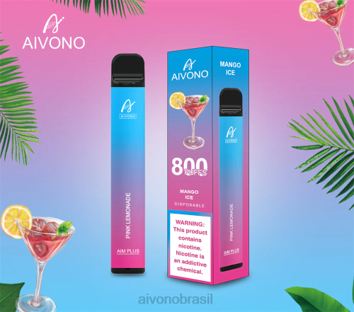 Aivono AIM PLUS 800 limonada rosa 086J191 - Aivono Vape Brasil