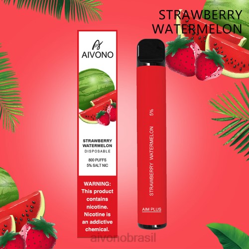 Aivono AIM PLUS 800 melancia morango 086J196 - Vape Aivono Brasil
