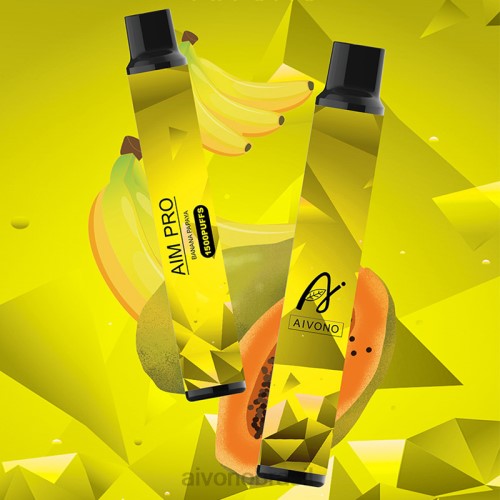 Aivono AIM PRO 1500 banana mamão 086J169 - Aivono Vape