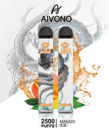 Aivono AIM SNAKE 2500 gelo de manga 086J313 - Aivono Vape