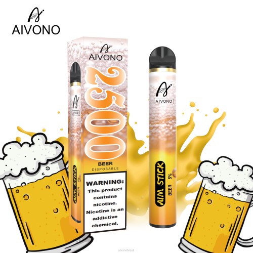 Aivono AIM STICK 2500 cerveja 086J148 - Vape Aivono Brasil