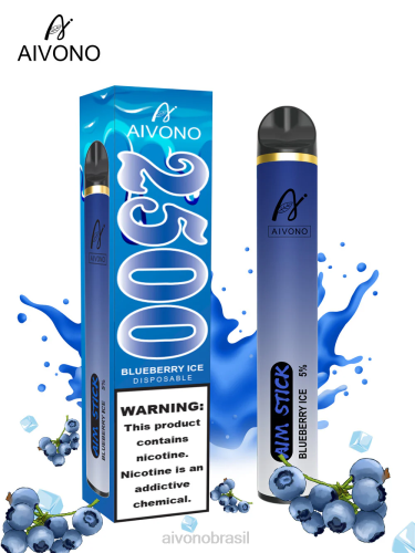 Aivono AIM STICK 2500 gelo de mirtilo 086J152 - Vape Aivono Brasil