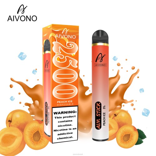 Aivono AIM STICK 2500 gelo de pêssego 086J144 - Vape Aivono Brasil