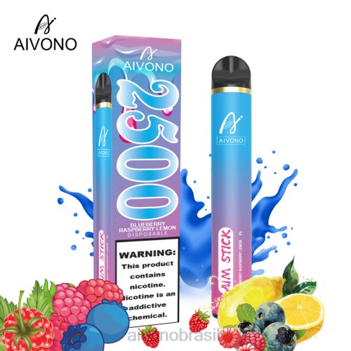 Aivono AIM STICK 2500 mirtilo framboesa limão 086J154 - Aivono Brasil
