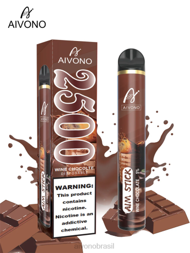 Aivono AIM STICK 2500 vinho chocolate 086J156 - Vape Aivono Brasil