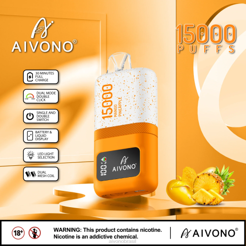 Aivono AIM magic 15000 abacaxi manga 086J69 - Aivono Vape