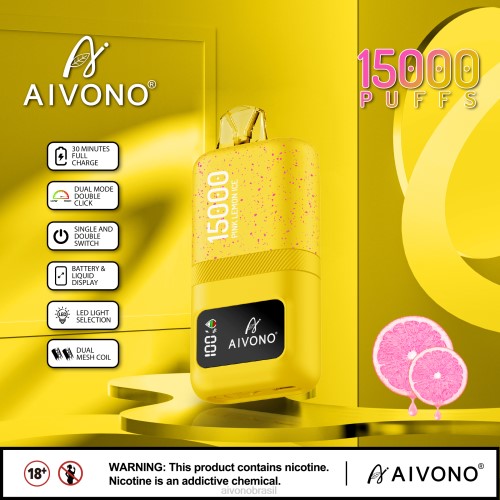 Aivono AIM magic 15000 gelo de limão rosa 086J61 - Aivono Vape