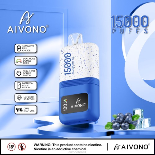 Aivono AIM magic 15000 gelo de mirtilo 086J68 - Vape Aivono Brasil
