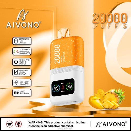 Aivono AIM magic 20000 abacaxi manga 086J77 - Aivono Vape