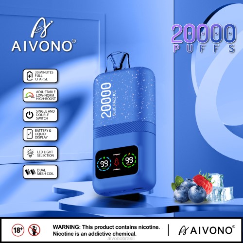 Aivono AIM magic 20000 gelo azul 086J79 - Aivono Vape Brasil
