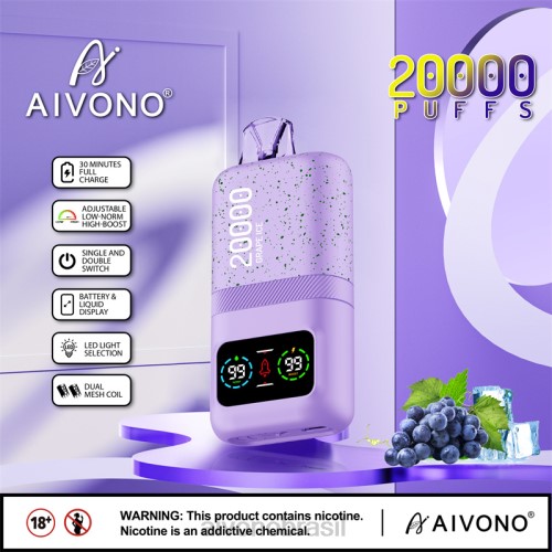 Aivono AIM magic 20000 gelo de uva 086J86 - Aivono Brasil