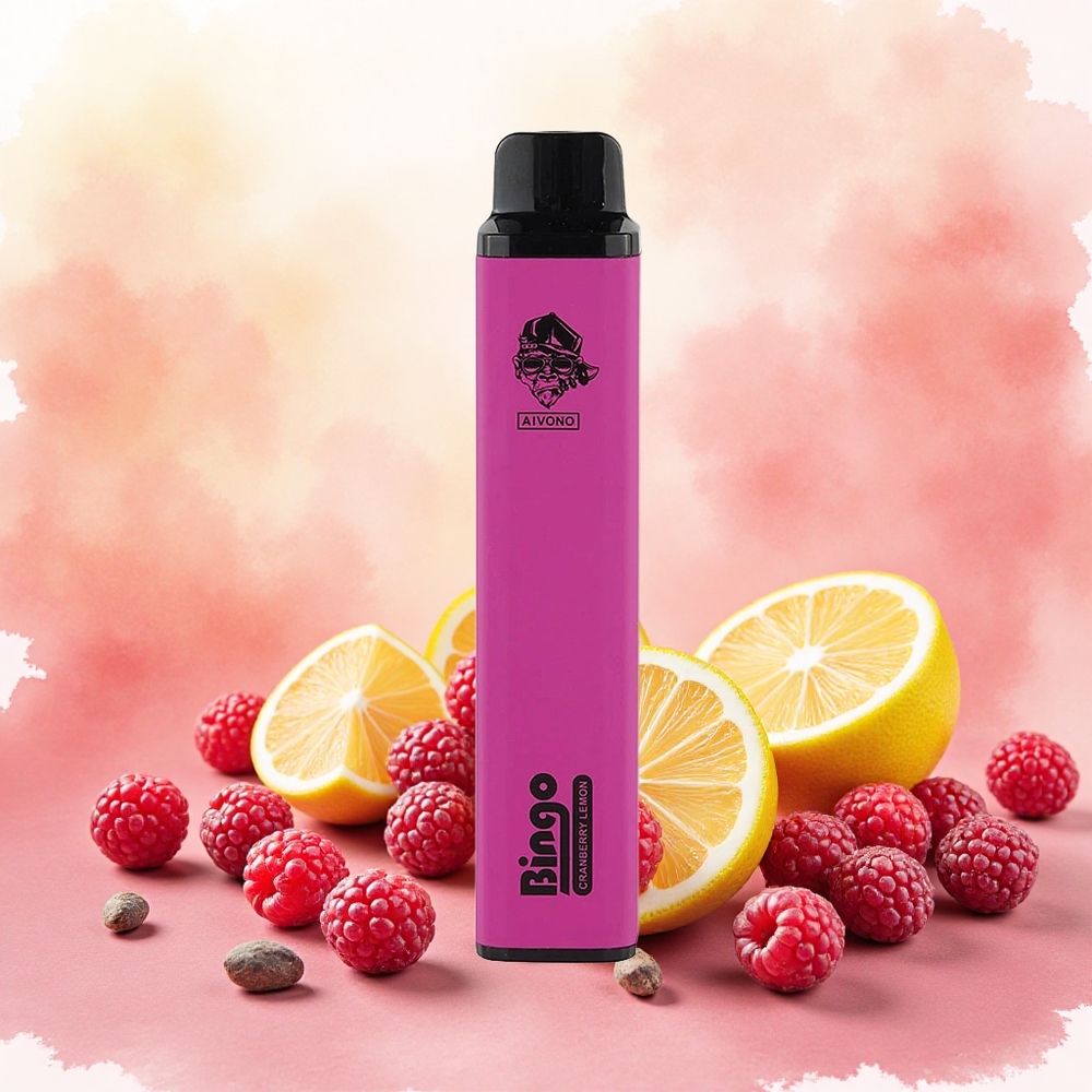 Aivono Aim Bingo 4000 Puffs Descartável Cranberry Limão atacado brasileiro